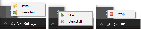 Service Control [with install, uninstall, run, stop, leave]
